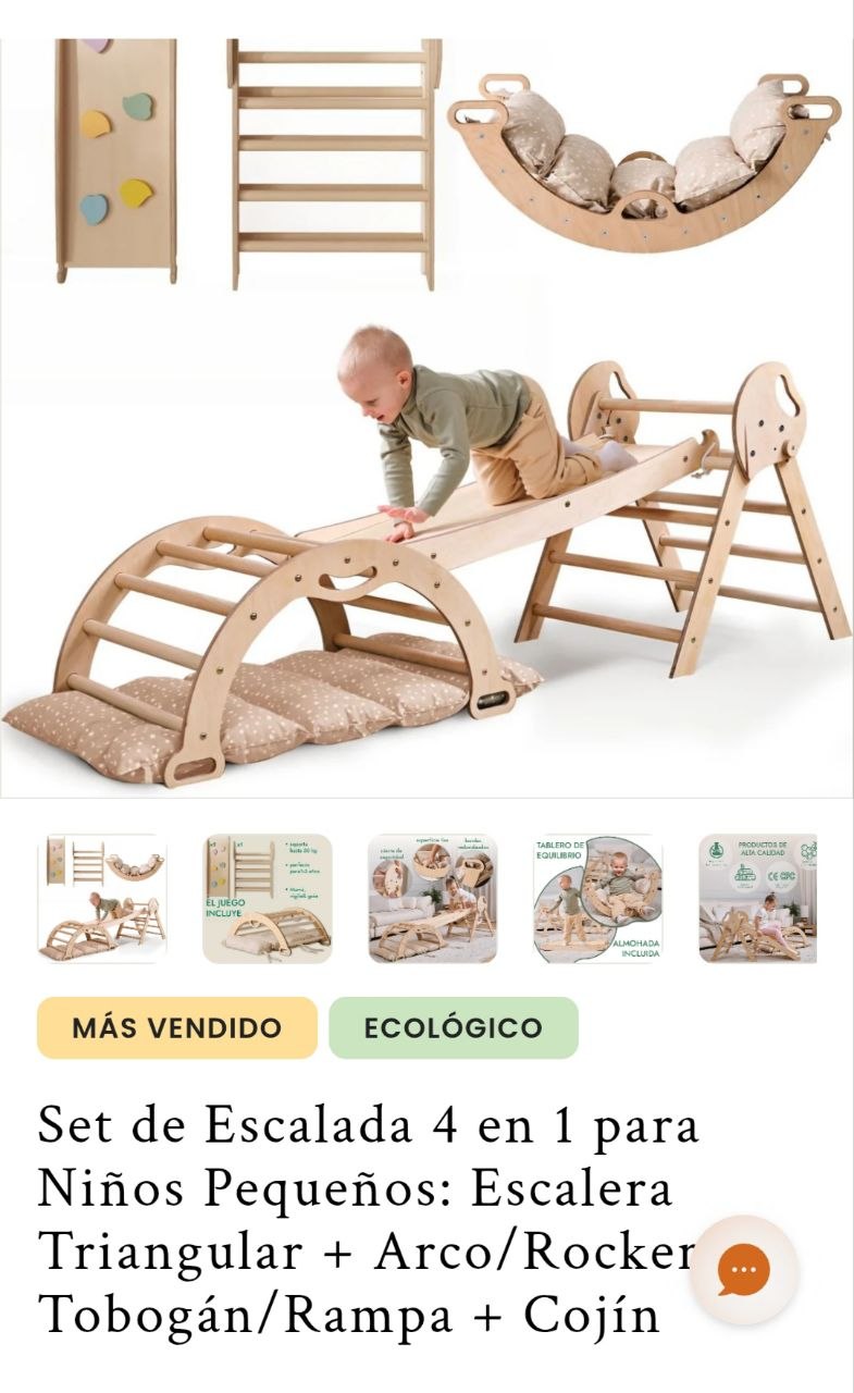 Set de escalada (triangulo Pikler). В отличном состоянии. 50€. Аликанте.