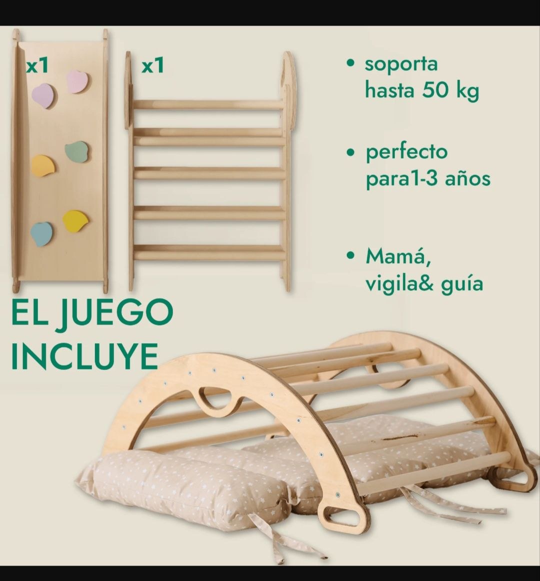 Set de escalada (triangulo Pikler). В отличном состоянии. 50€. Аликанте. 2
