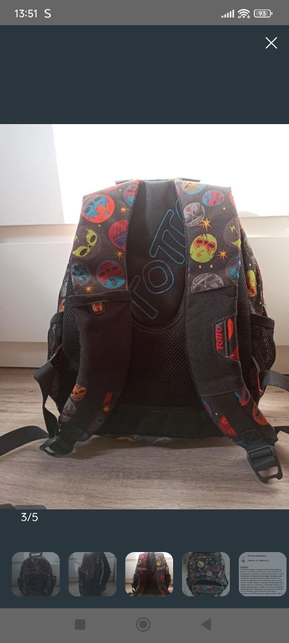 Рюкзак TOTTO для 4-6 лет, идеально для infantil. В идеальном состоянии. 10€ 2