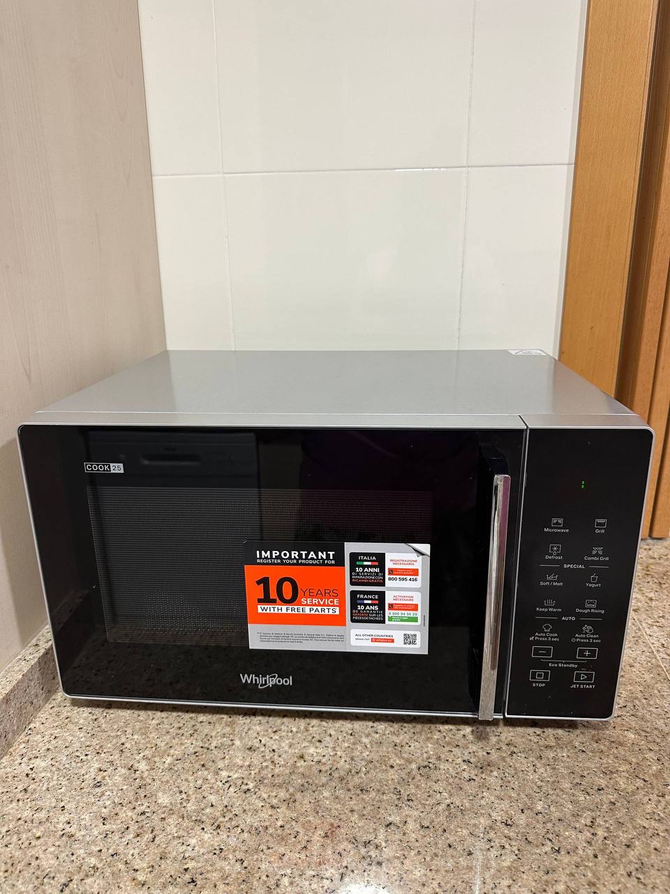 Microondas Whirlpool MWP 253 SB Cook 25, с гарантией 50 евро