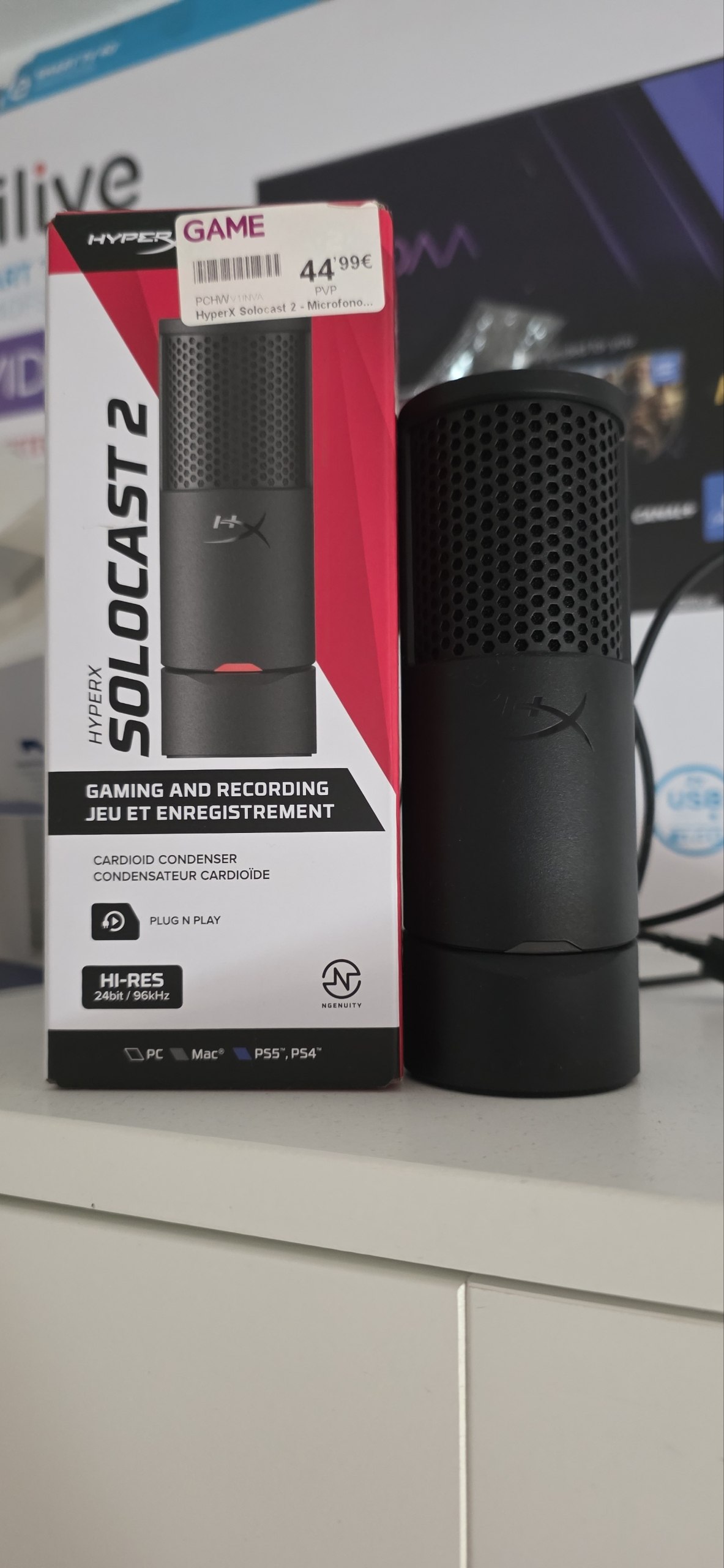 🎙️ Продаю микрофон HyperX SoloCast 2 — 30 €