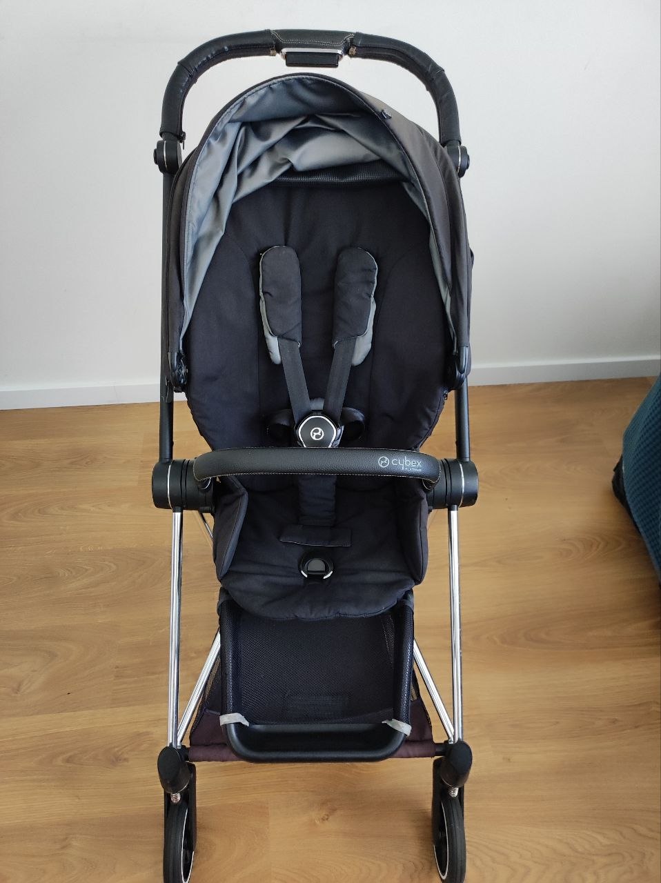 Коляска Cybex Mios, прогулочный блок + люлька. Удобная, лёгкая, компактно складывается, проходимая. 2