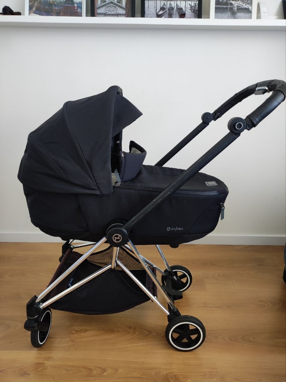 Коляска Cybex Mios, прогулочный блок + люлька. Удобная, лёгкая, компактно складывается, проходимая. 3