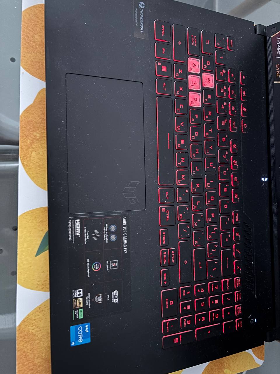 Продам ASUS TUF Gaming F17 FX707ZC4 4