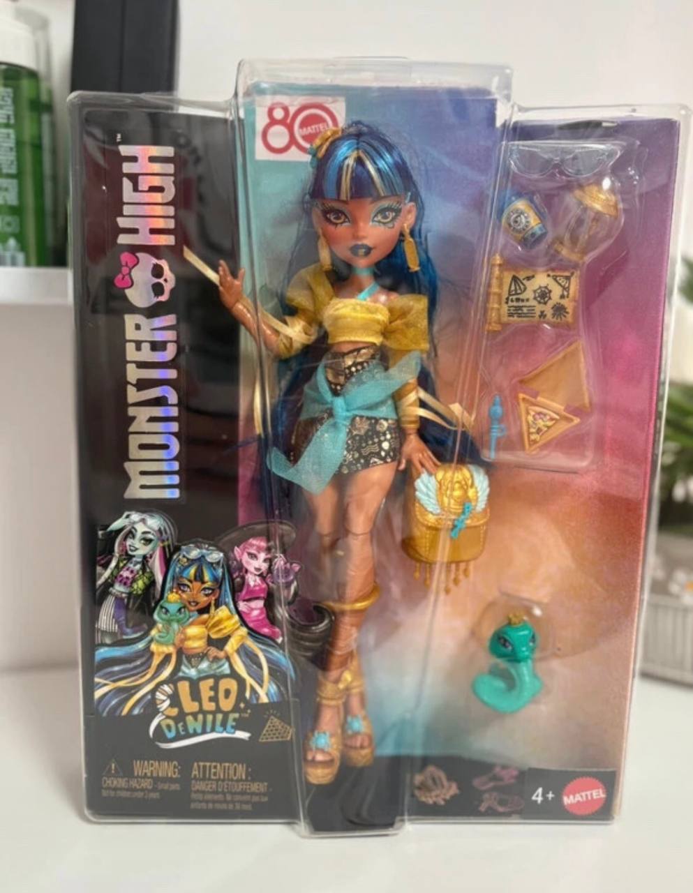 👧🏼Новая кукла Monster High Cleo, запакованная. Очень красивая кукла: шарниры все двигаются, одежда