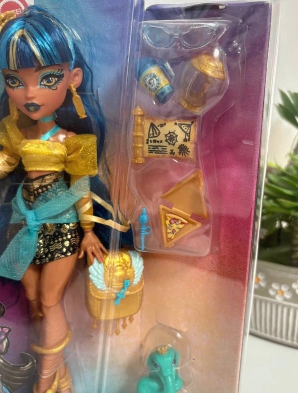 👧🏼Новая кукла Monster High Cleo, запакованная. Очень красивая кукла: шарниры все двигаются, одежда 3