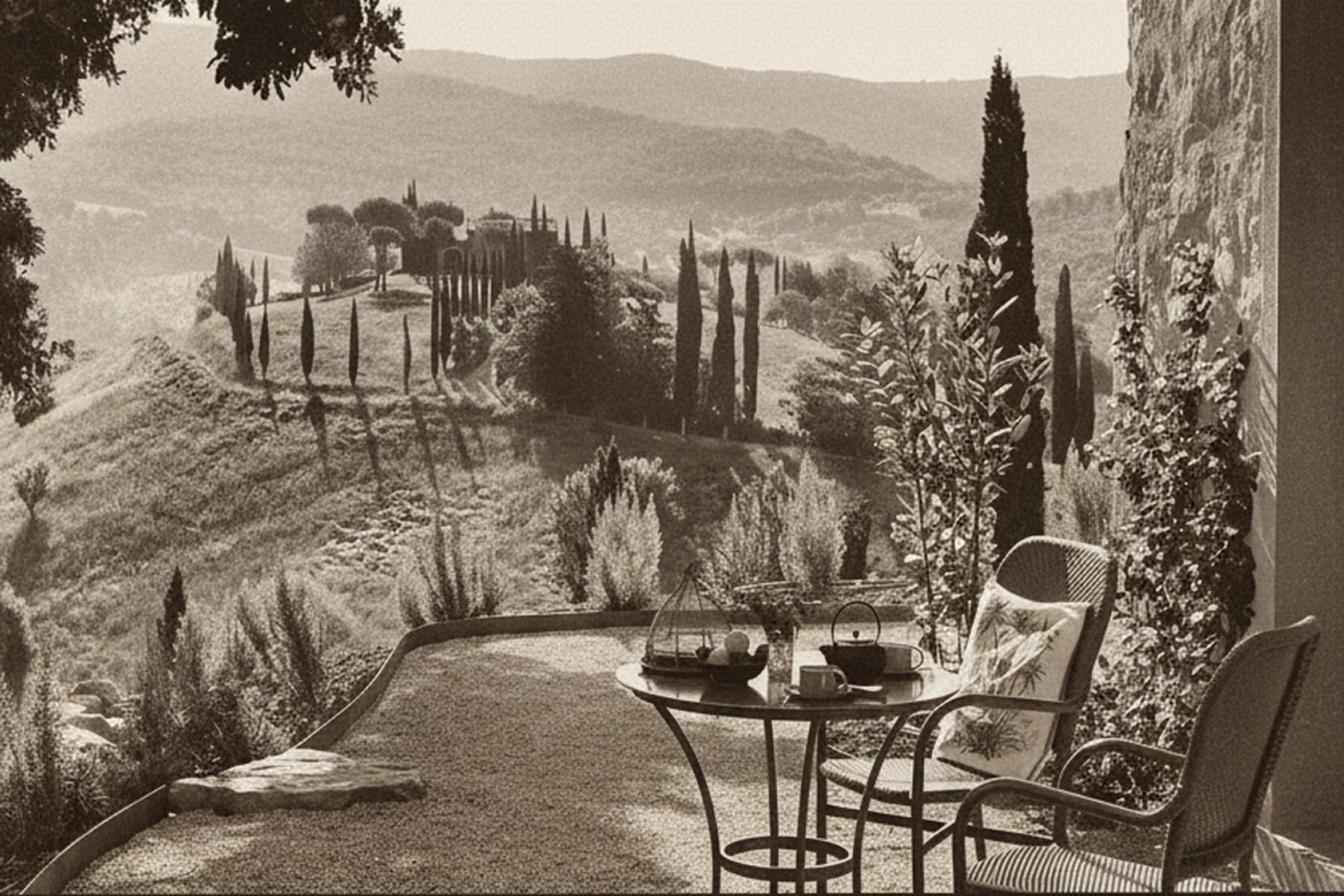 A wide landscape at a distance