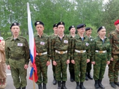 Профильная смена юнармейцев завершилась в Тяжинском округе