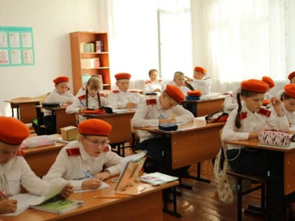 В Итатской школе Тяжинского округа открыт кадетский класс