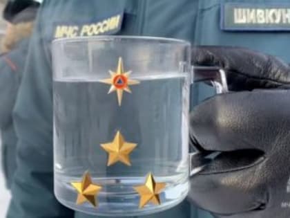 В Кузбассе сотрудники МЧС запустили сверкающий флешмоб