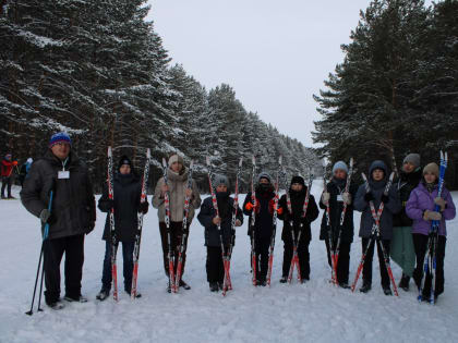 Пробежка на лыжах с мастером!