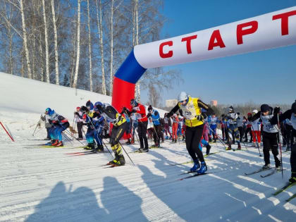 Сотрудники ГУФСИН Кузбасса успешно выступили на Открытой всероссийской массовой лыжной гонке "Лыжня России - 2023"