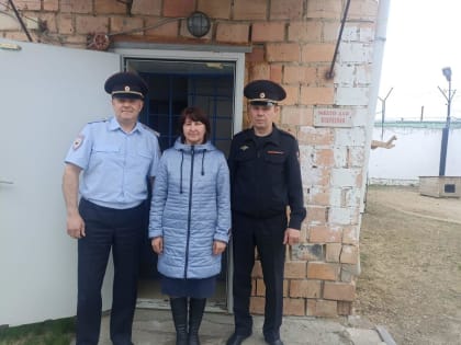 Представитель Общественного совета при Отделении МВД России «Тисульское», в рамках акции «Гражданский мониторинг», посетила изолятор временного содержания Отделения