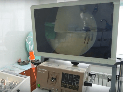 В Прокопьевскую городскую больницу поступило новое диагностическое оборудование - эндоскопический комплекс для ЛОР-манипуляций