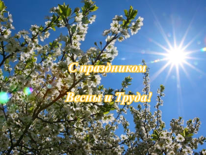 C праздником 1 мая!