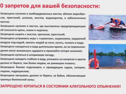 Внимание! Купальный сезон закрыт.