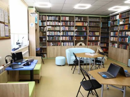 В деревне Береговая Кемеровского муниципального округа открылась библиотека «нового поколения»