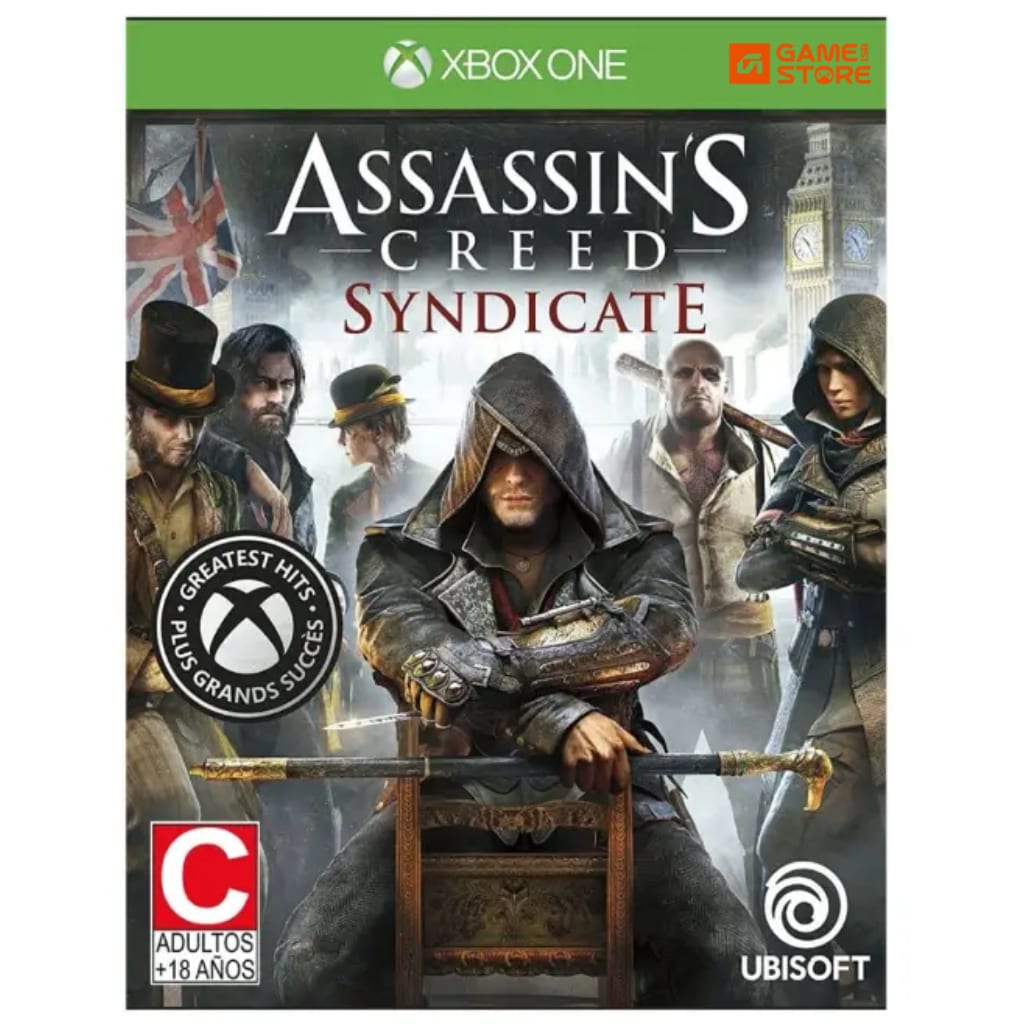 Assassin's Creed Syndicate Xbox One used game cover, AC Syndicate Xbox One, Best Open World Games Xbox One