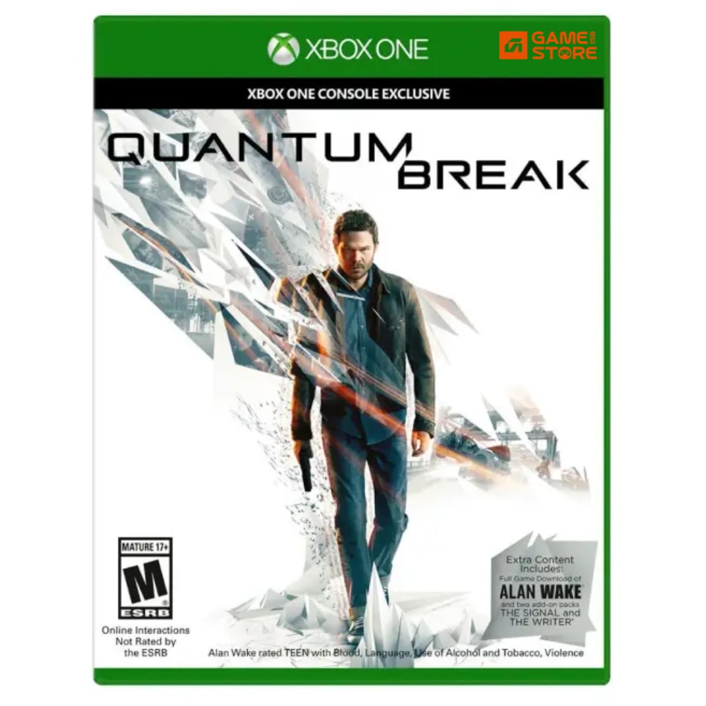 Quantum Break Xbox One used game cover, Quantum Break Game, Xbox One Story Game