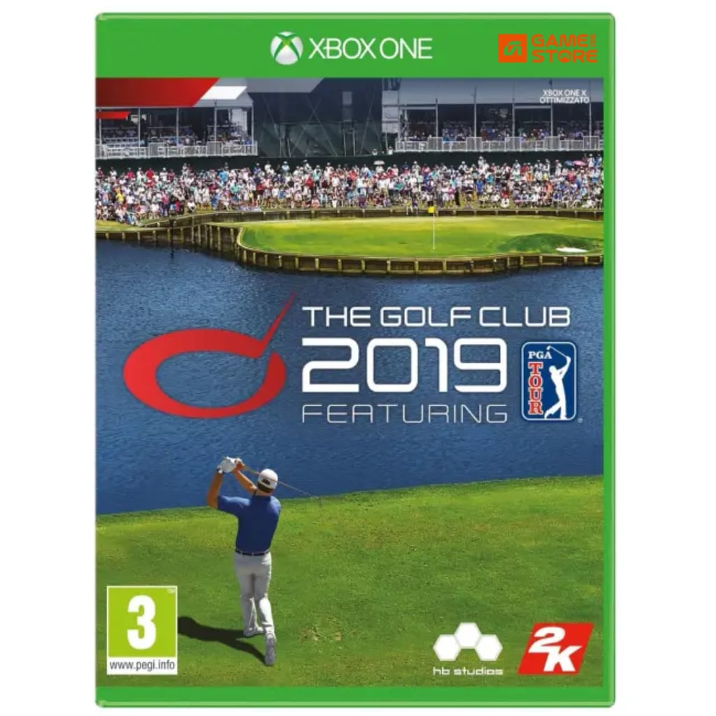 The Golf Club 2019 Xbox One game case used copy front cover