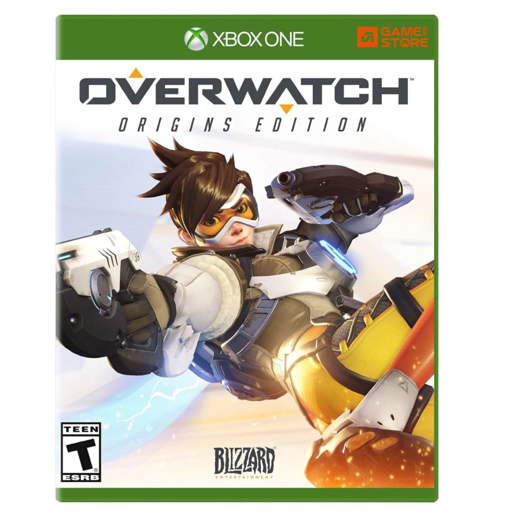 Overwatch Origins Edition Xbox One game case used copy front cover
