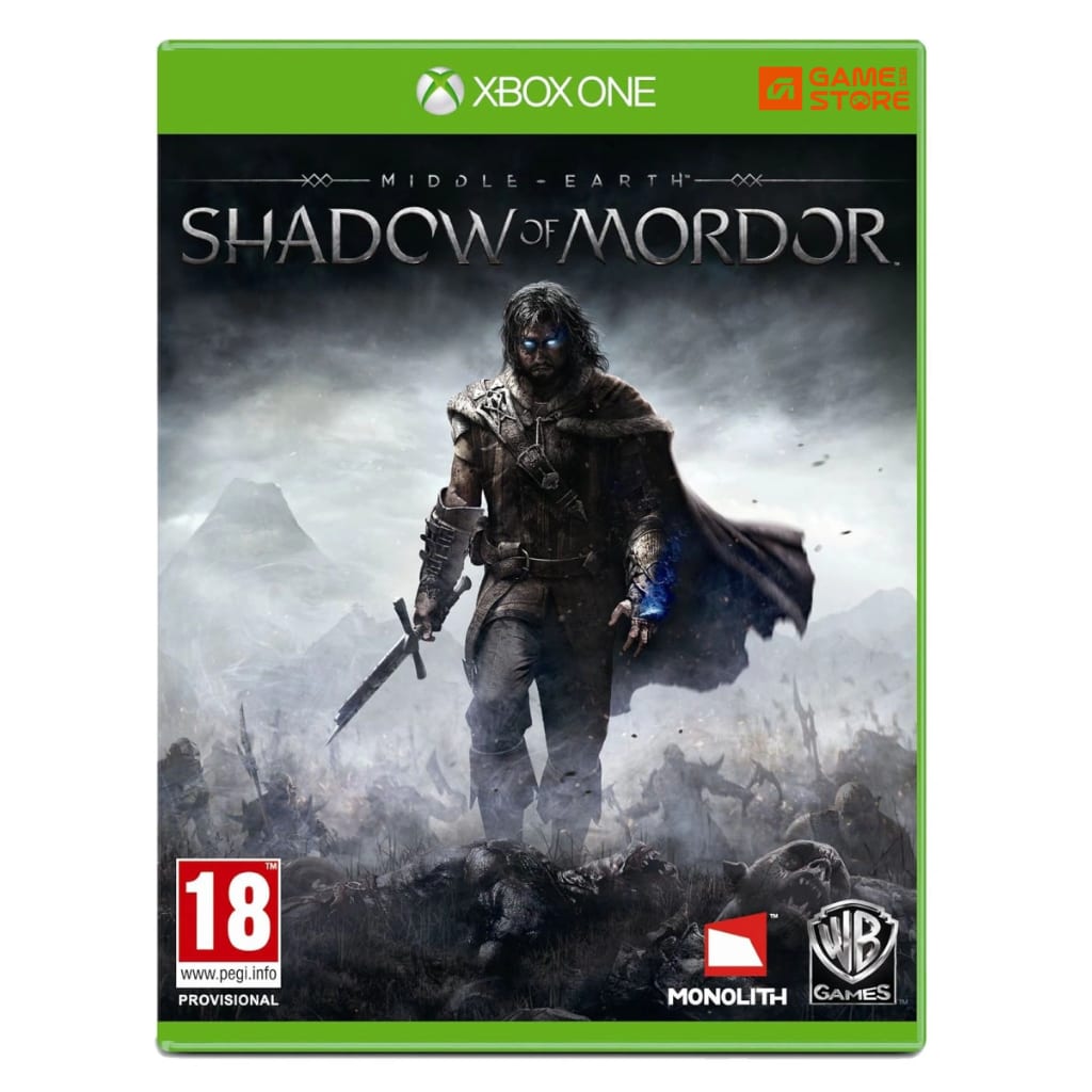 Middle-Earth Shadow of Mordor Xbox One game case – best open world story game Xbox One
