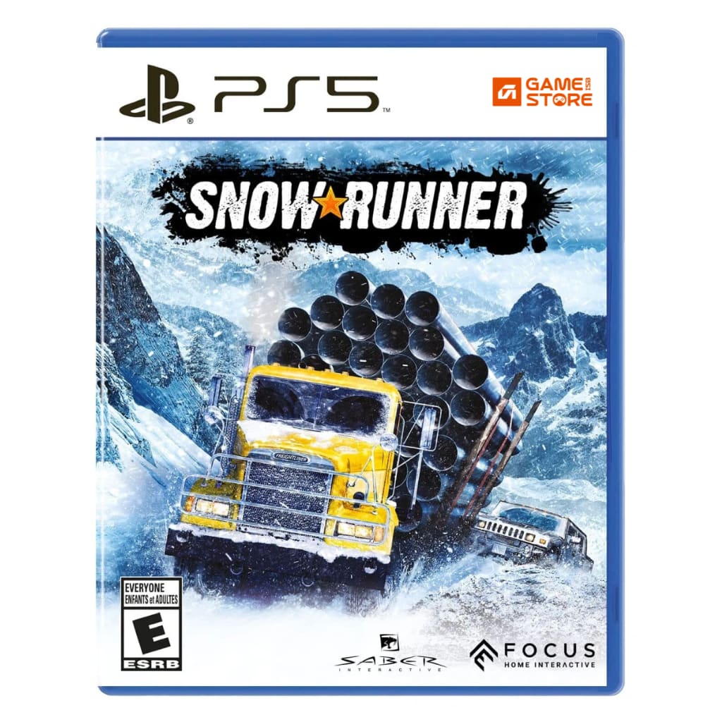 SnowRunner PS5 game cover – off-road driving simulation game for PlayStation 5