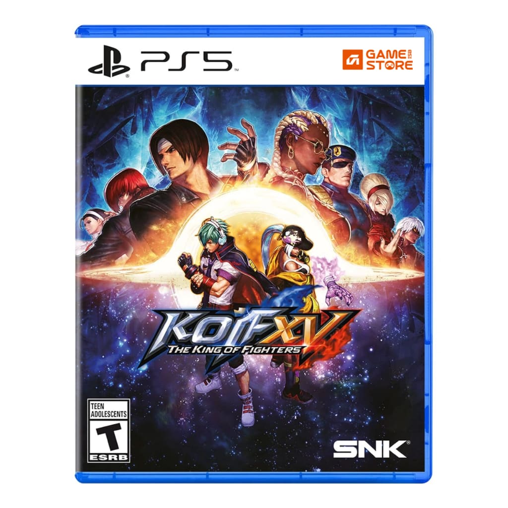 The King of Fighters XV PS5 game cover – KOF XV fighting game for PlayStation 5