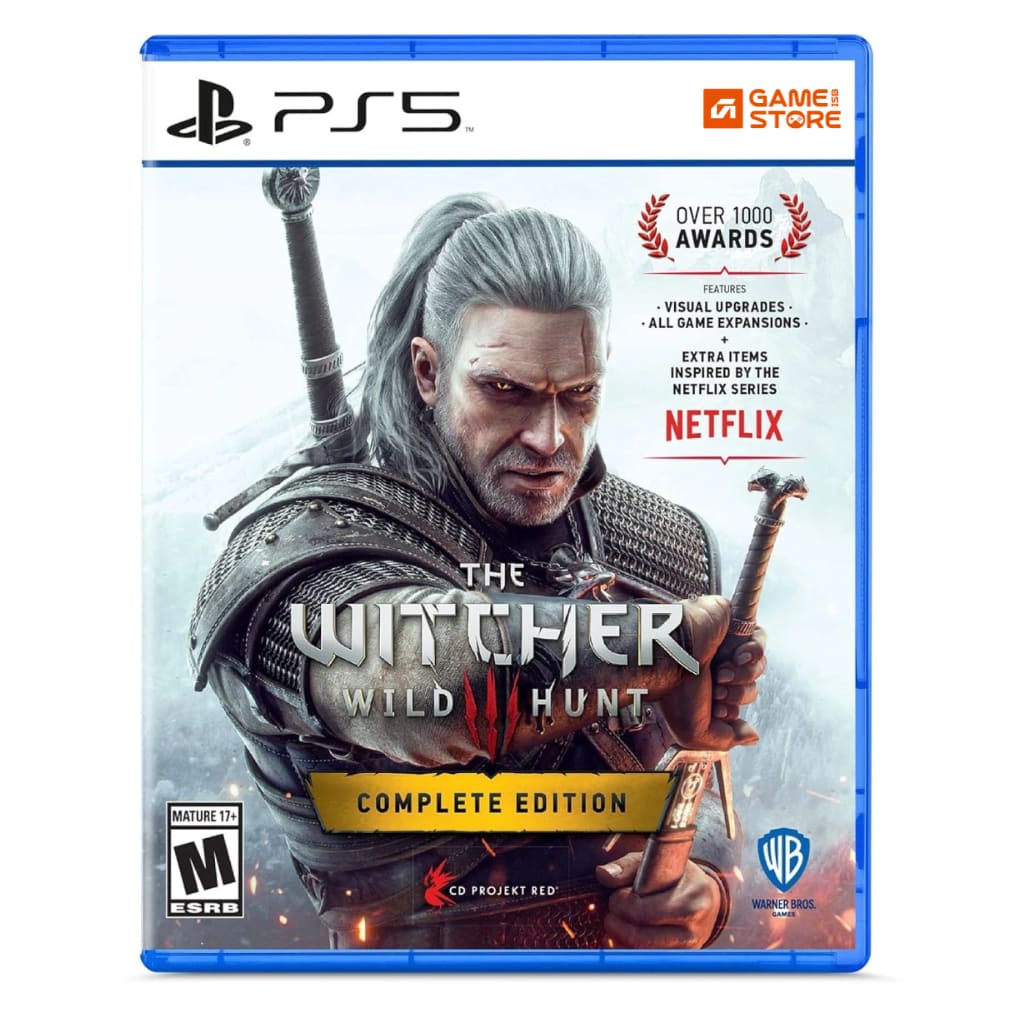 The Witcher 3 Complete Edition PS5 Wild Hunt Game Cover Pakistan