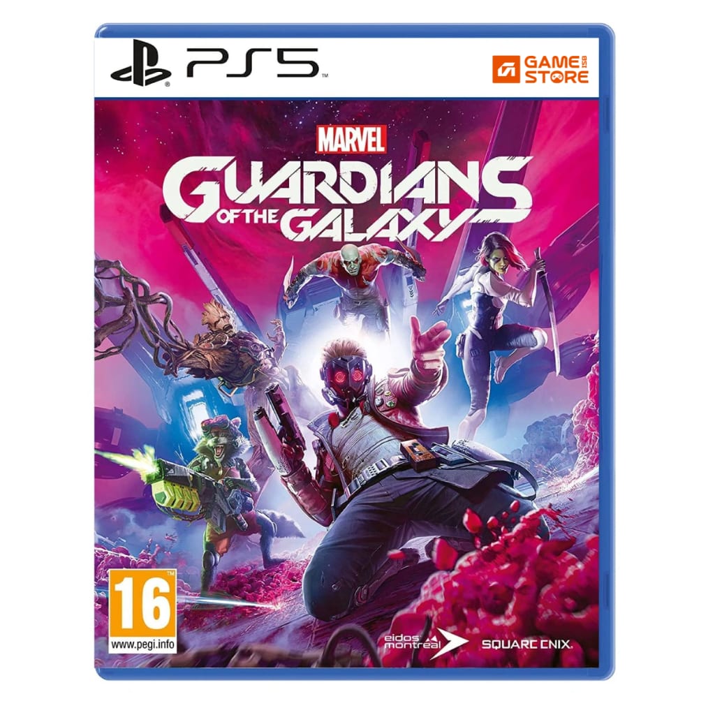 Marvel's Guardians of the Galaxy PS5 Superhero Action Game Cover Pakistan