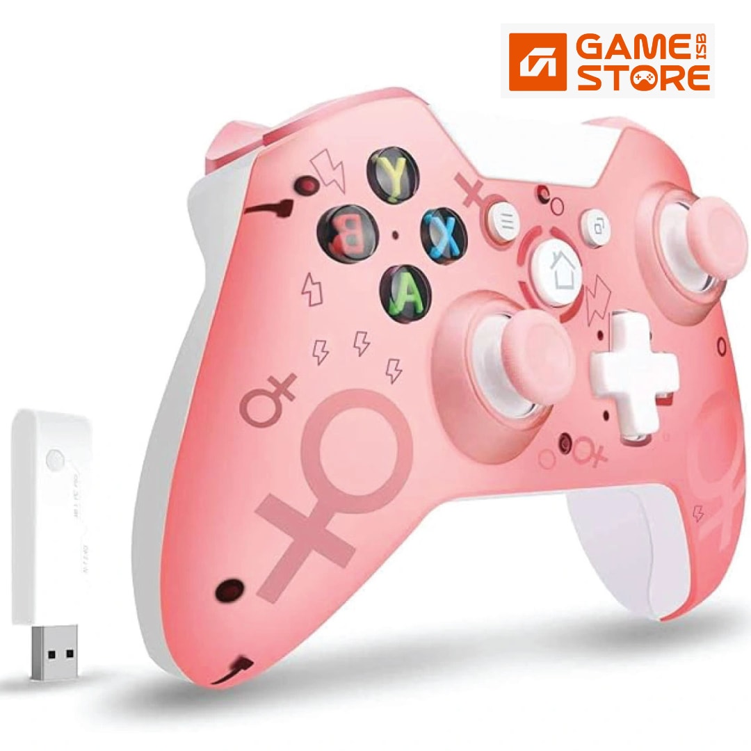 Pink Xbox Wireless Controller front view Xbox One PC PS3