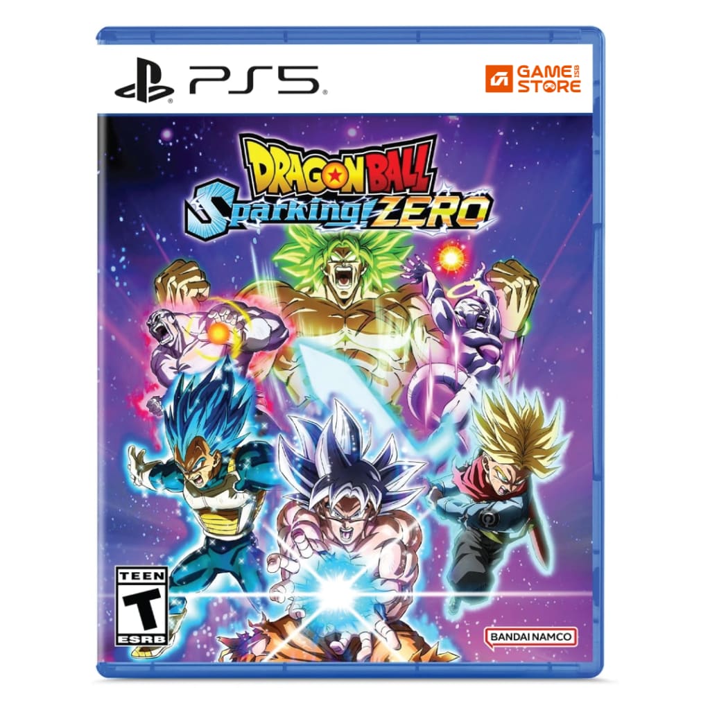 Dragon Ball Sparking Zero PS5 game cover featuring Goku and Vegeta in Super Saiyan form - Sparking Zero PS5 fighting game Pakistan