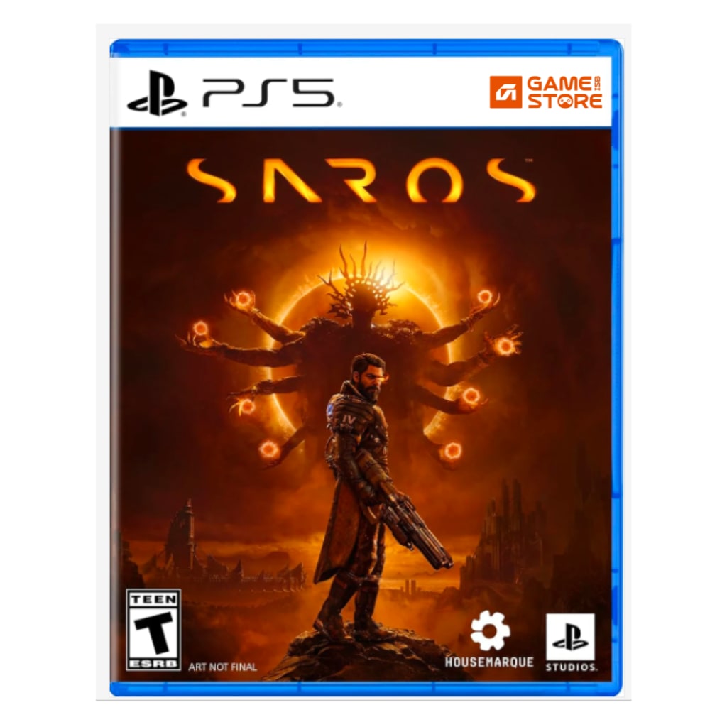SAROS PS5 game cover, Sci Fi Adventure Game by Housemarque for PlayStation 5 in Pakistan