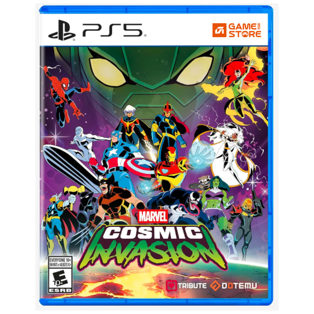 Marvel Cosmic Invasion PS5 game cover, Marvel Action Game with 15 heroes for PlayStation 5 Pakistan