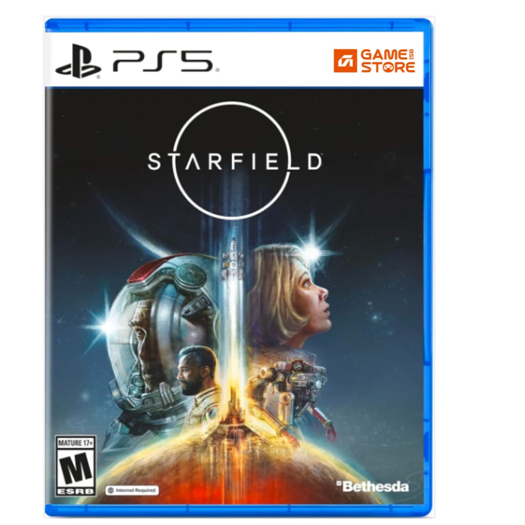 Starfield PS5 game cover showing Bethesda open world space RPG game for PlayStation 5 - Best PS5 Games