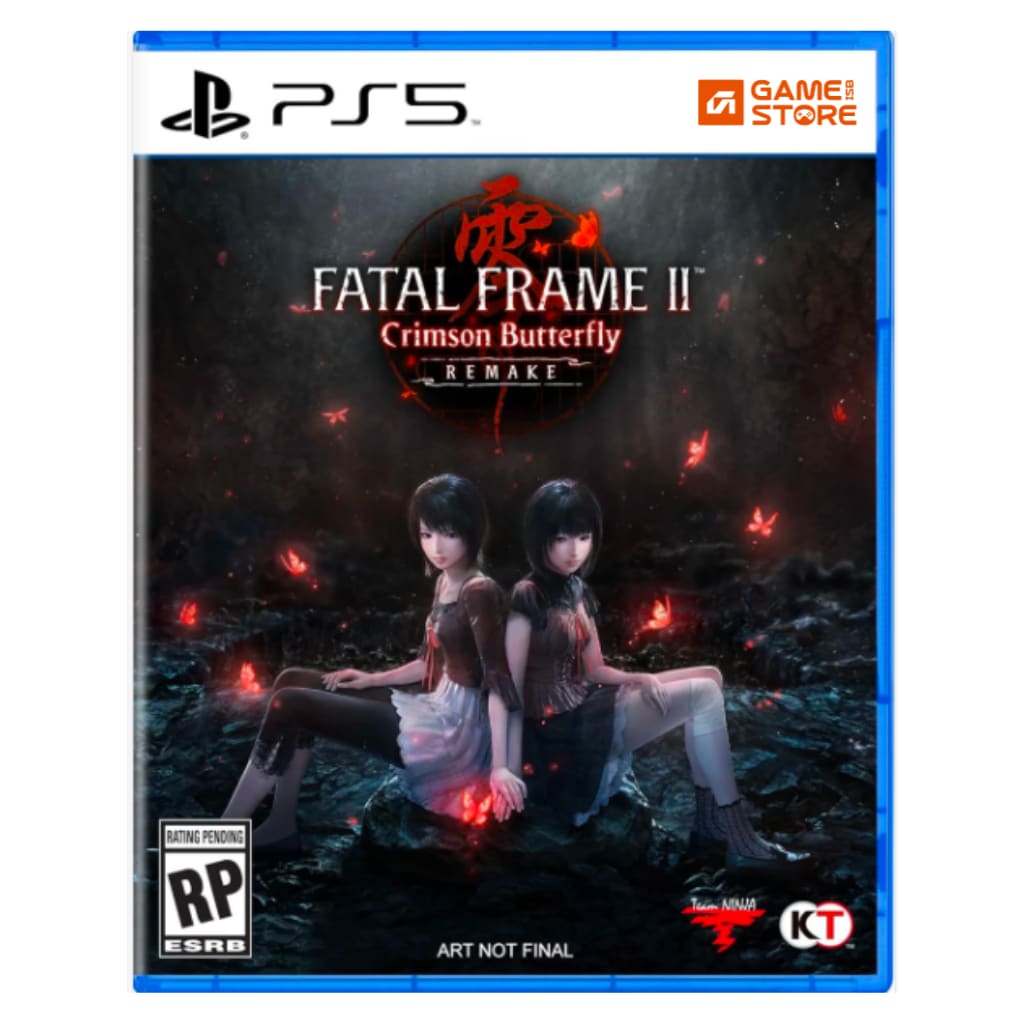 Fatal Frame II Crimson Butterfly Remake PS5 game cover showing horror survival game for PlayStation 5 - PS5 Horror Games