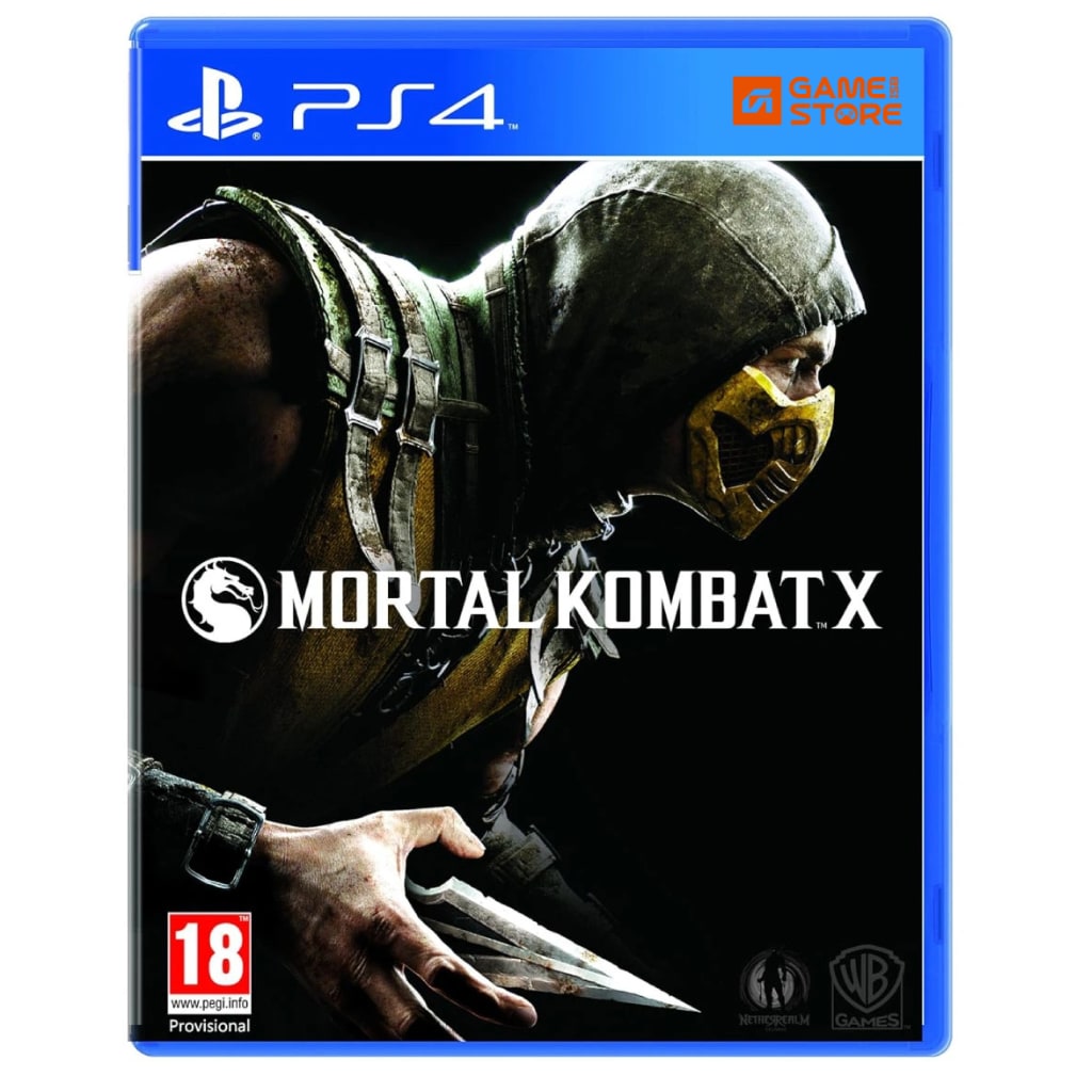 Mortal Kombat X PS4 game cover, MKX PS4 Best PS4 Games