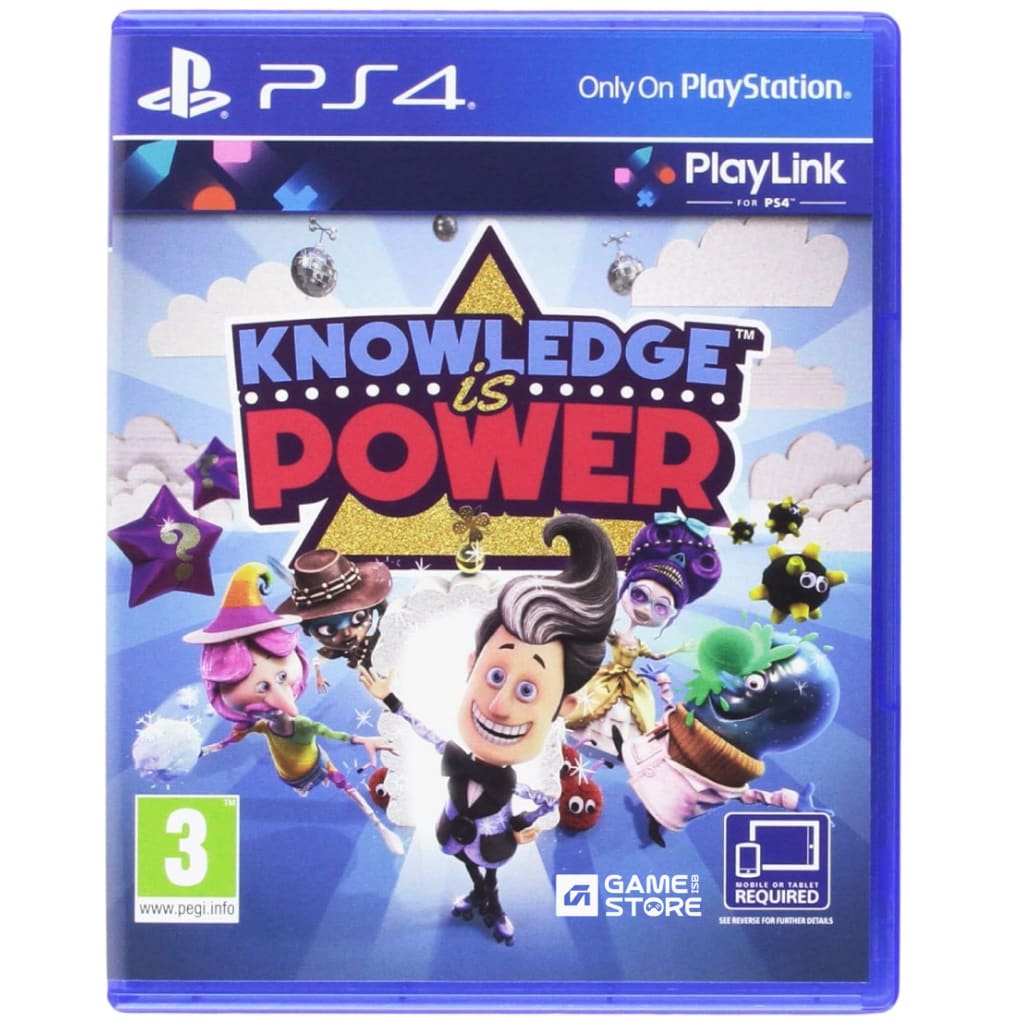 ps54-games (10)Knowledge is Power PS4 used PlayLink quiz game case cover art