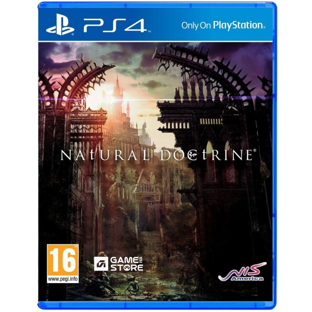 Natural Doctrine PS4 used strategy RPG game disc and case cover art