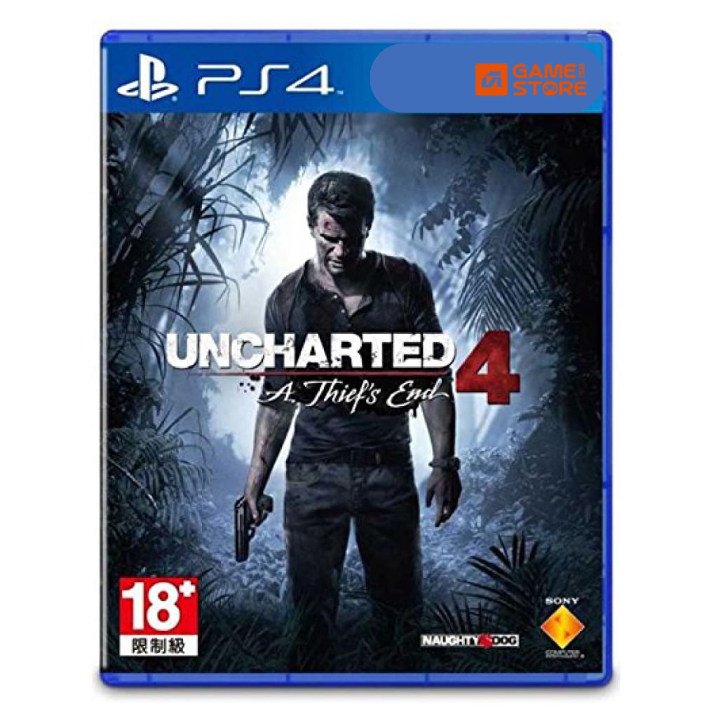 Uncharted 4 A Thief's End PS4 used game cover Pakistan