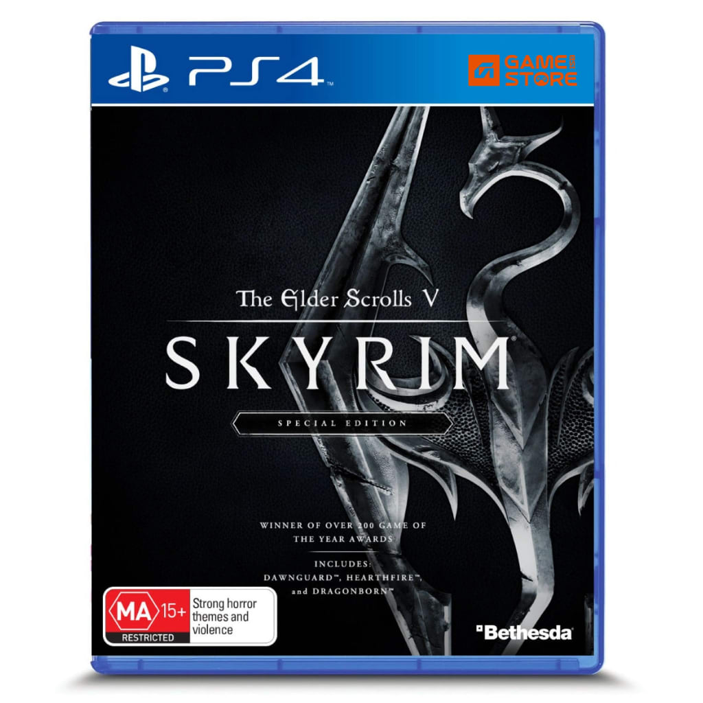 Skyrim Special Edition PS4 used game cover Pakistan