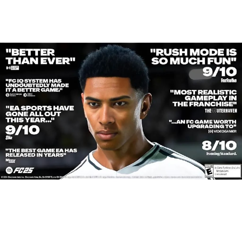 EA Sports FC 25 Nintendo Switch game case cover art