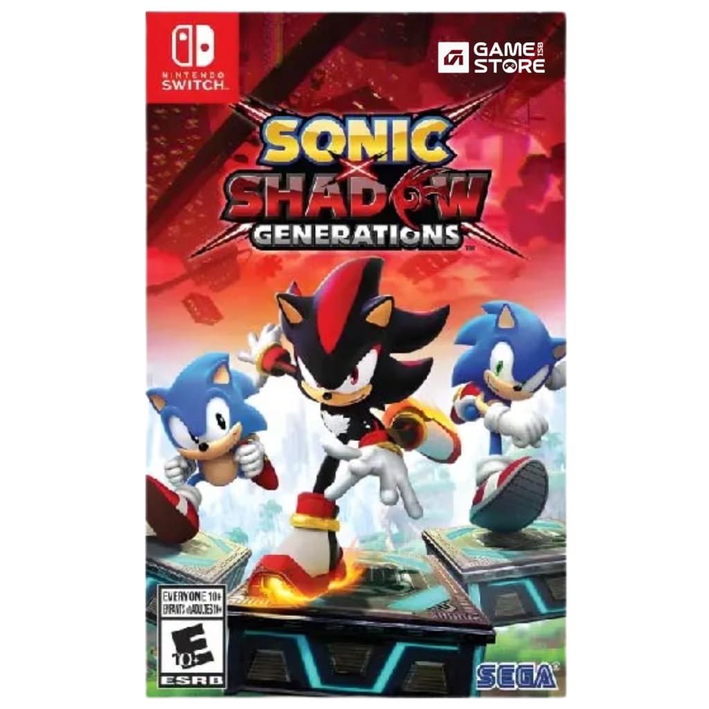 Sonic X Shadow Generations Nintendo Switch game case cover art