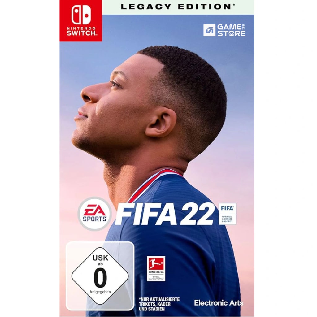 FIFA 22 Legacy Edition Nintendo Switch used game case cover