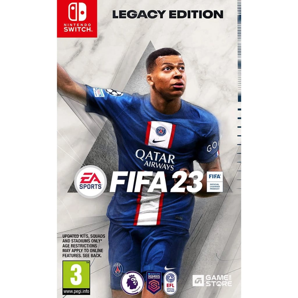 FIFA 23 Legacy Edition Nintendo Switch used game case cover
