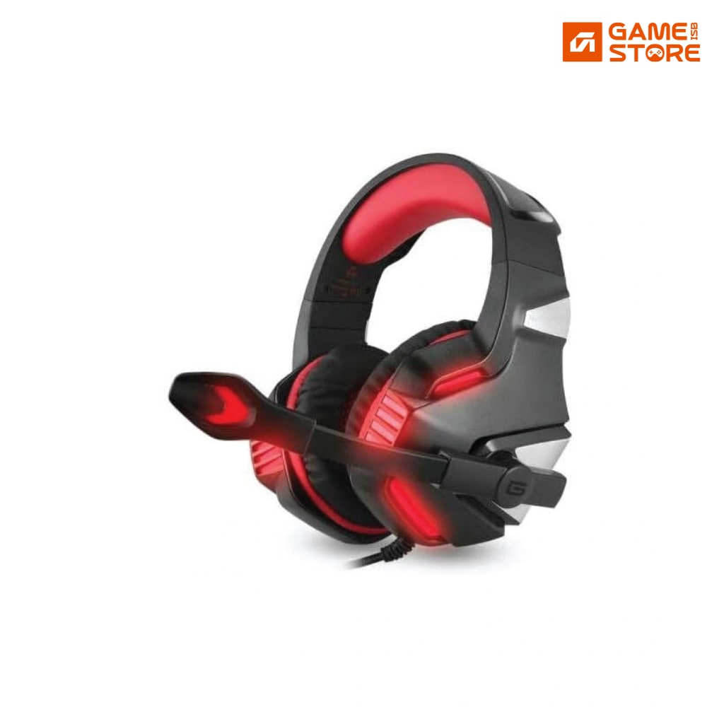 Hunter Spider V3 gaming headset with blue LED lighting