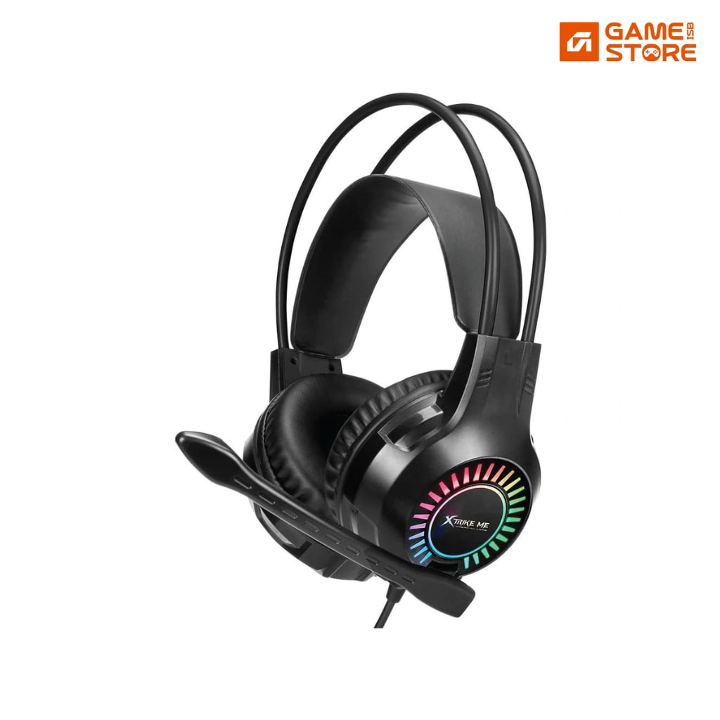 Xtrike Me GH-709 RGB wired gaming headset in black