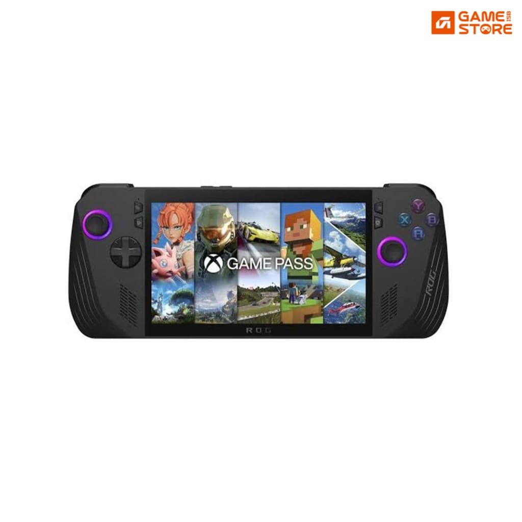 ASUS ROG Ally X handheld gaming console with dual USB-C ports