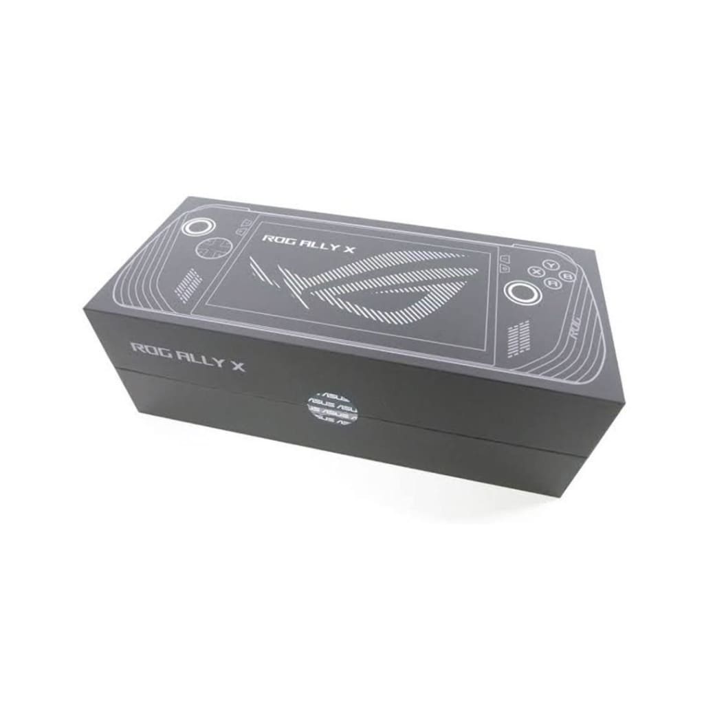 ASUS ROG Ally X handheld gaming console with dual USB-C ports