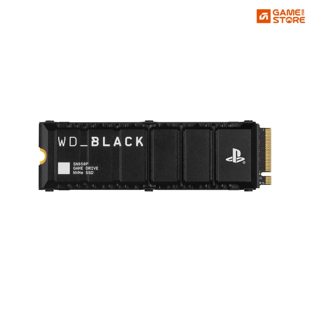 WD BLACK SN850P 2TB NVMe Gen4 PS5 SSD, PS5 storage upgrade with heatsink